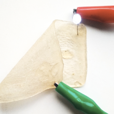 Conductive agar agar